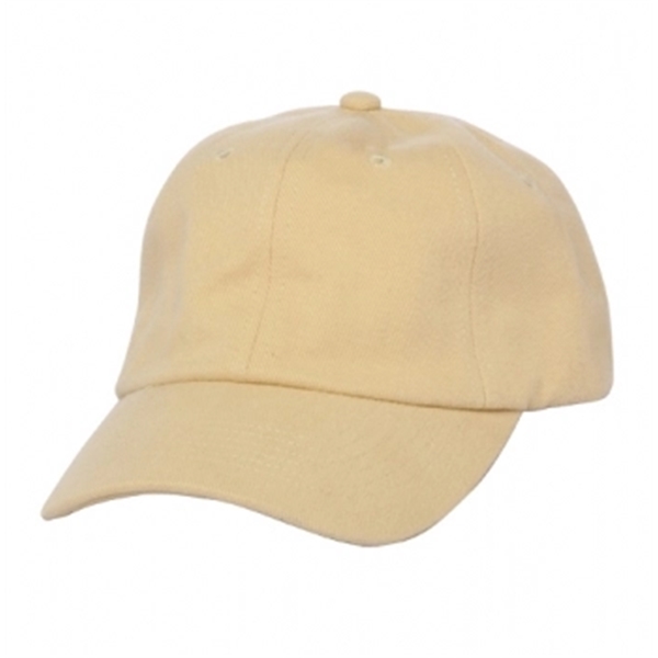 Adult sized 6 panel brushed cotton unconstructed cap.... from ASI 39552 BEL Promo