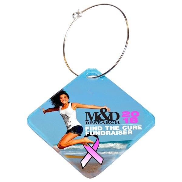 1/16" thick clear acrylic with silver ring.... from ASI 72521 Morris Magnets