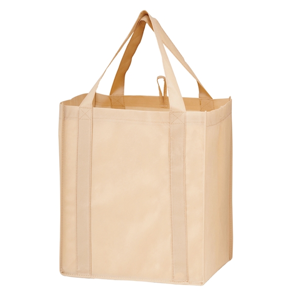 13" x 10" x 15" non-woven PP grocery bag with gusset,... from ASI 35290 American Ad Bag Co / American Ad Bag