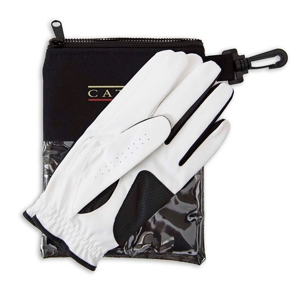 Birdie Golf Glove Mesh Bag with divided pockets and snap hook.... from ASI 41630 Brave USA / Brave USA