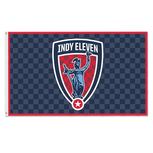 Sports flag, made of durable knit polyester fabric in 4 sizes... from ASI 77280 Pepco Poms / Pepco Poms