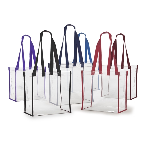 Stadium tote bag features handle with open top compartment.... from ASI 66230 Landes Inc