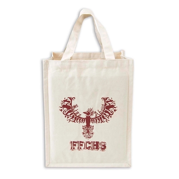 Trenton Cotton Canvas Tote Bag with 1" self-fabric handles. Available in... from ASI 41630 Brave USA