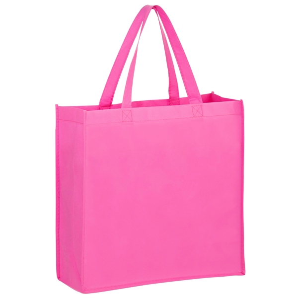 13" x 5" x 13" non-woven polypropylene Breast Cancer awareness tote... from ASI 35290 American Ad Bag Co