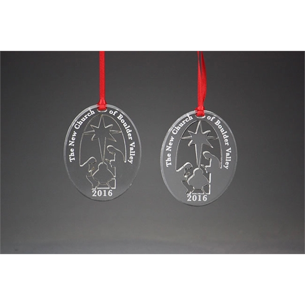 Cutout ornaments made of acrylic measure 3 1/2" with multiple species,... from ASI 92531 Unique Custom Products / UCP