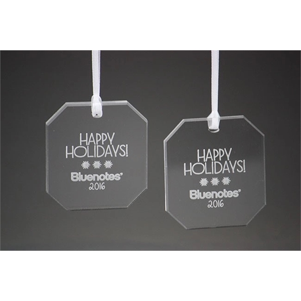 Acrylic cutout ornaments measure 2 3/4" - with multiple species, ribbons... from ASI 92531 Unique Custom Products / UCP
