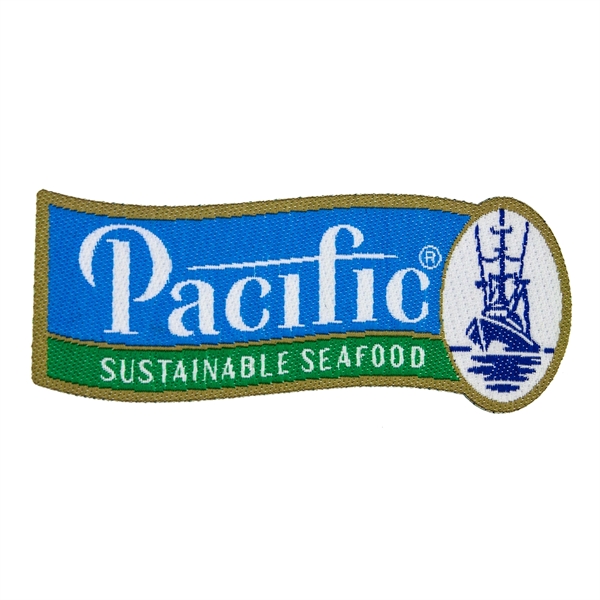 Custom Shape Woven Patches with up to 7 thread colors, merrowed... from ASI 52263 EMT / EMT EMT EASY