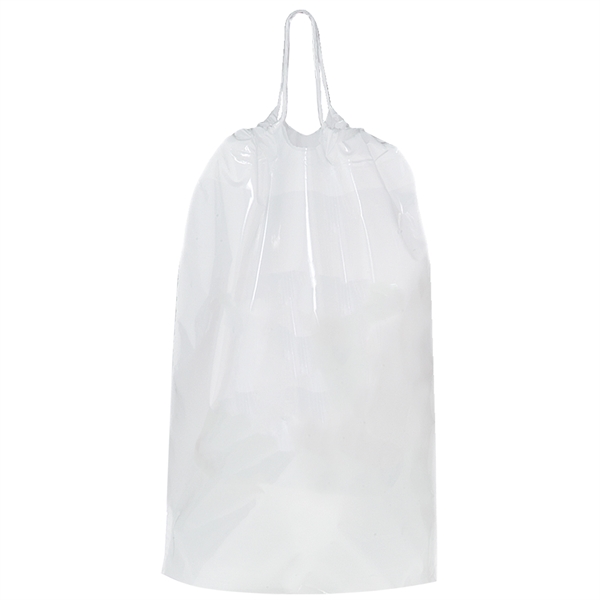 12" x 16" x 4" LDPE plastic drawstring bag with cotton... from ASI 35290 American Ad Bag Co