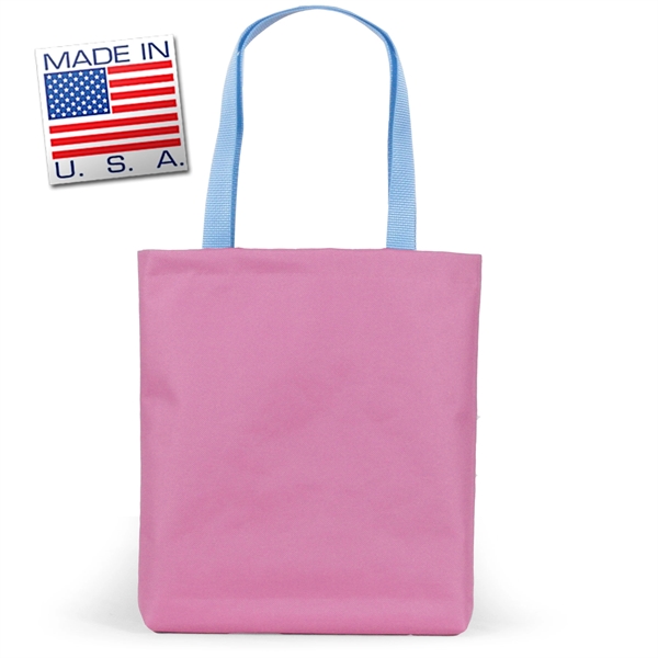 Mini-Me bottom gusset tote made of polycord. Eco-friendly solution.... from ASI 66230 Landes Inc