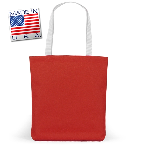 Mini-Me bottom gusset tote made of polycord. Eco-friendly solution.... from ASI 66230 Landes Inc