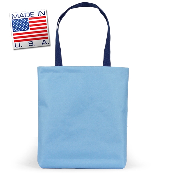 Mini-Me bottom gusset tote made of polycord. Eco-friendly solution.... from ASI 66230 Landes Inc