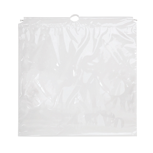 20" x 20" x 4" LDPE plastic bag with cotton drawstring... from ASI 35290 American Ad Bag Co