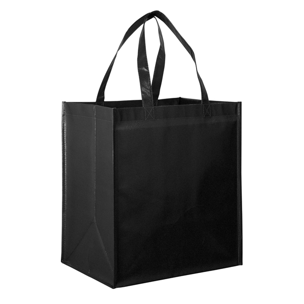 13" x 10" x 15" glossy laminated non-woven polypropylene grocery tote... from ASI 35290 American Ad Bag Co