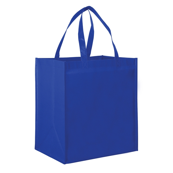 13" x 10" x 15" glossy laminated non-woven polypropylene grocery tote... from ASI 35290 American Ad Bag Co