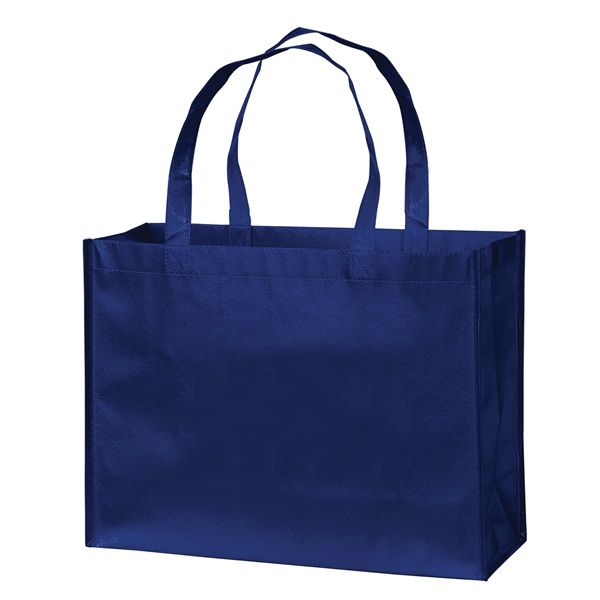 16" x 6" x 12" glossy laminated non-woven polypropylene metallic tote... from ASI 35290 American Ad Bag Co