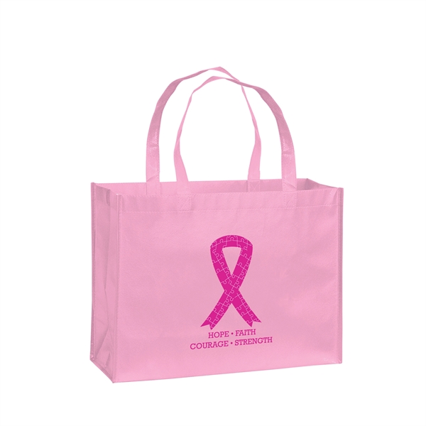 16" x 6" x 12" laminated non-woven PP tote bag with... from ASI 35290 American Ad Bag Co