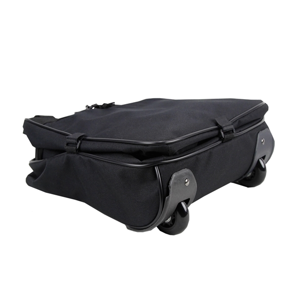 600D Polyester with PVC backing foldable rolling duffel... from ASI 57702 GoodHopeBags, Inc.