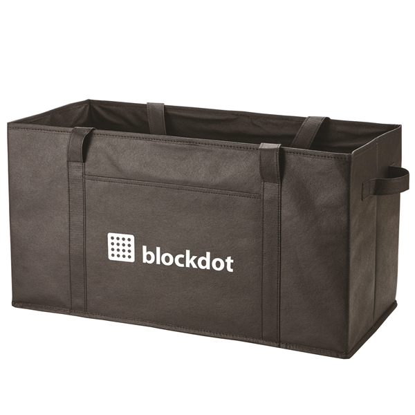 Automotive storage organizer tote made of non-woven 80 GSM with front... from ASI 52840 Evans Manufacturing