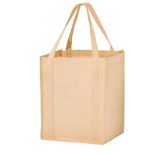 13" x 10" x 15" non-woven PP grocery tote with gusset,... from ASI 35290 American Ad Bag Co