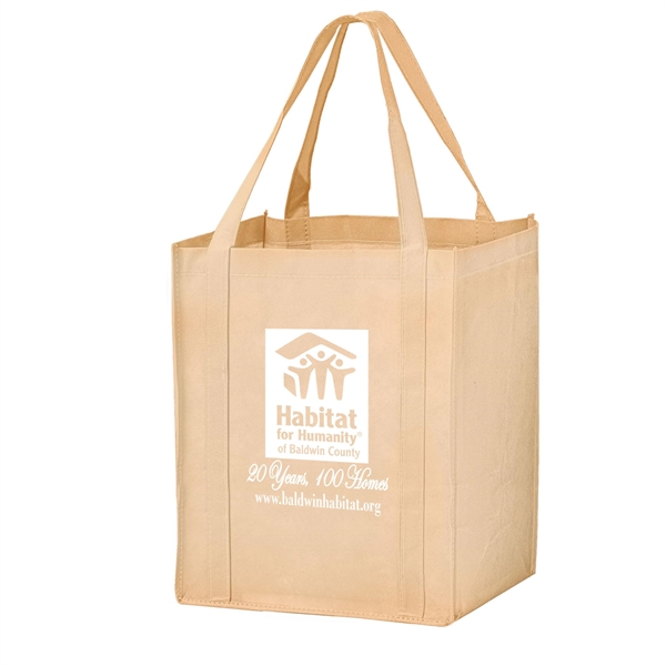 13" x 10" x 15" non-woven PP grocery tote with gusset,... from ASI 35290 American Ad Bag Co