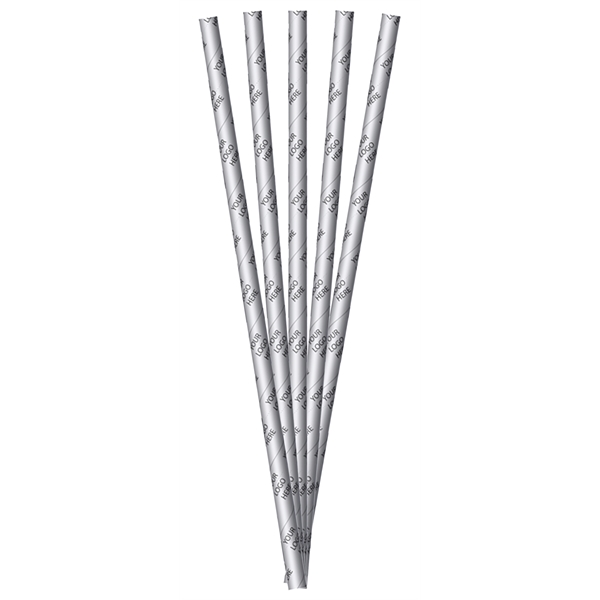 Paper Straws. Standard Jumbo 7.75" straw with a choice of solid.... from ASI 79347 Aardvark Straws / Precision Products Group