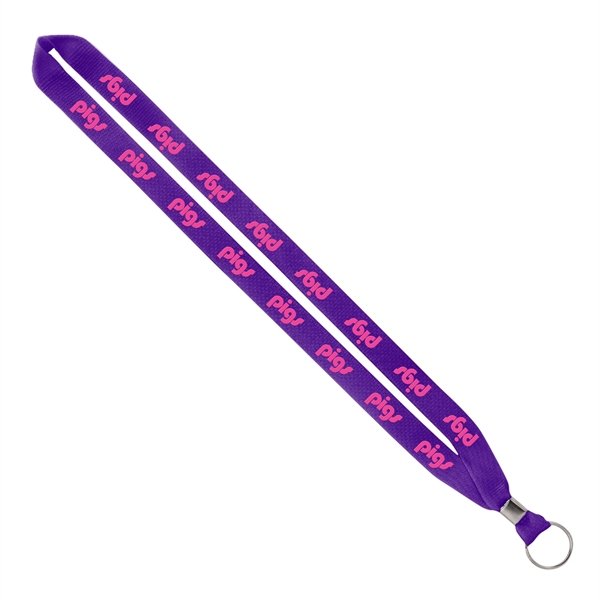 3/4" x 16" polyester lanyard with a metal crimp and split... from ASI 88060 Snugz/USA Inc / SnugZ USA®