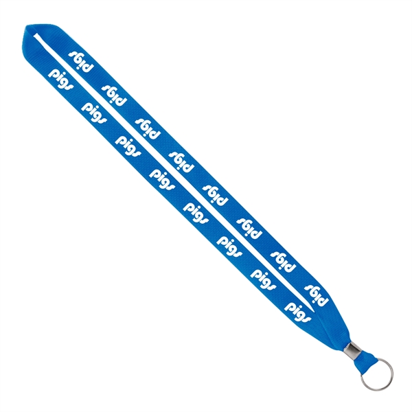 3/4" x 16" polyester lanyard with a metal crimp and split... from ASI 88060 Snugz/USA Inc / SnugZ USA®