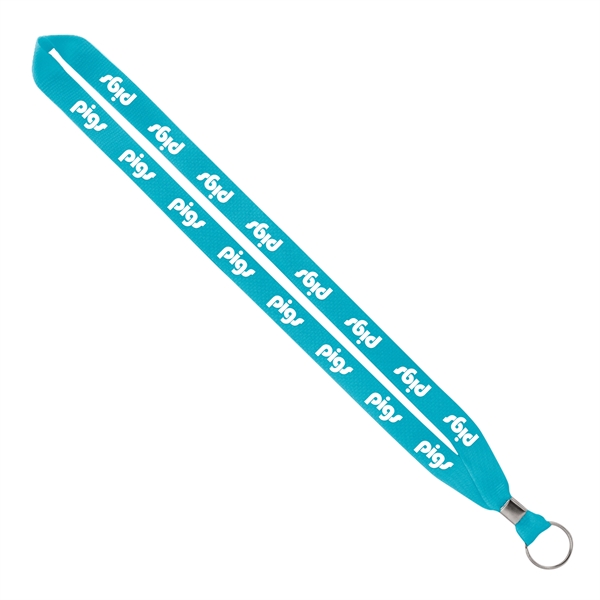 3/4" x 16" polyester lanyard with a metal crimp and split... from ASI 88060 Snugz/USA Inc / SnugZ USA®