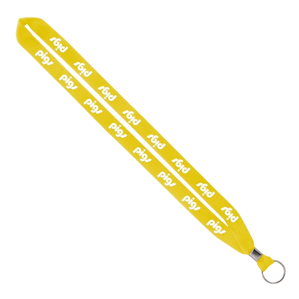 3/4" x 16" polyester lanyard with a metal crimp and split... from ASI 88060 Snugz/USA Inc / SnugZ USA®