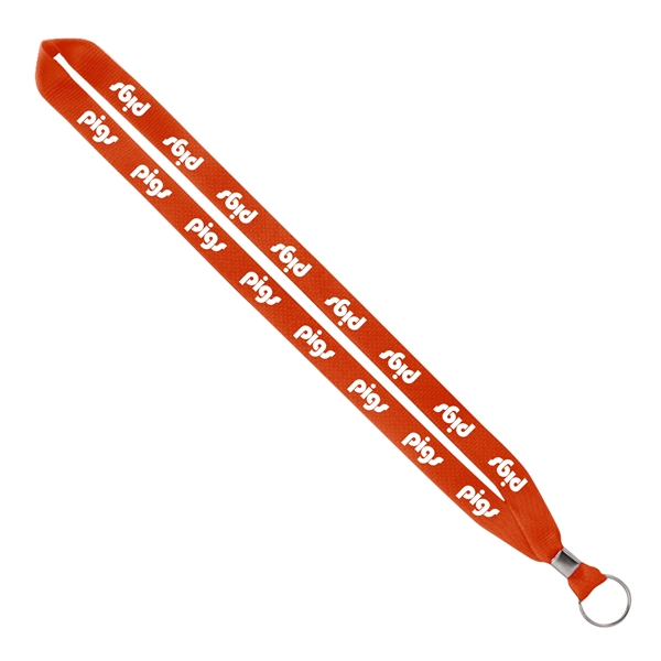 3/4" x 16" polyester lanyard with a metal crimp and split... from ASI 88060 Snugz/USA Inc / SnugZ USA®