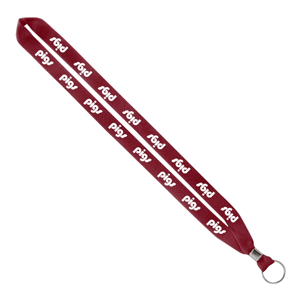 3/4" x 16" polyester lanyard with a metal crimp and split... from ASI 88060 Snugz/USA Inc / SnugZ USA®