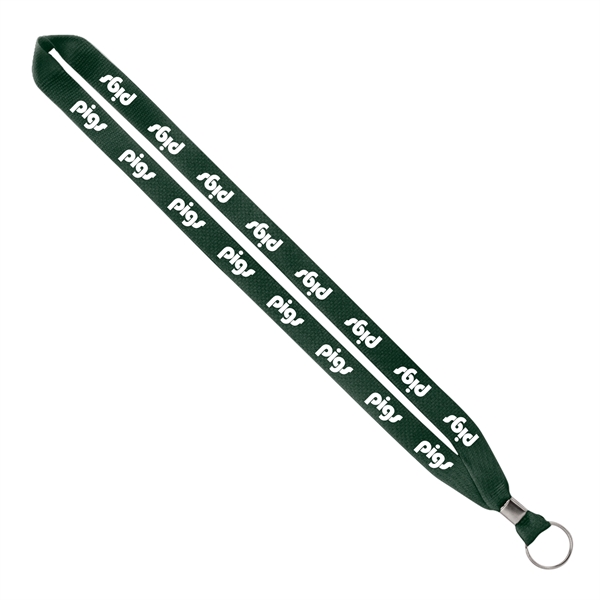 3/4" x 16" polyester lanyard with a metal crimp and split... from ASI 88060 Snugz/USA Inc / SnugZ USA®