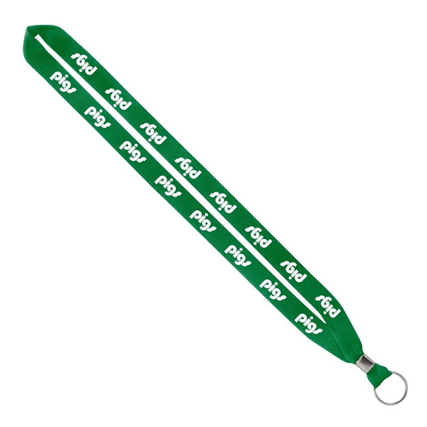3/4" x 16" polyester lanyard with a metal crimp and split... from ASI 88060 Snugz/USA Inc / SnugZ USA®