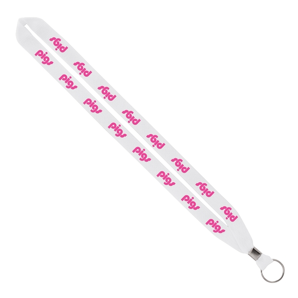 3/4" x 16" polyester lanyard with a metal crimp and split... from ASI 88060 Snugz/USA Inc / SnugZ USA®