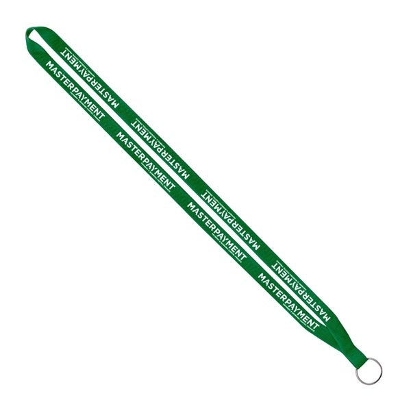 1/2" x 16" polyester lanyard with a sewn silver split ring.... from ASI 88060 Snugz/USA Inc / SnugZ USA®