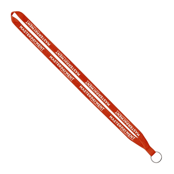 1/2" x 16" polyester lanyard with a sewn silver split ring.... from ASI 88060 Snugz/USA Inc / SnugZ USA®