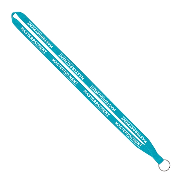 1/2" x 16" polyester lanyard with a sewn silver split ring.... from ASI 88060 Snugz/USA Inc / SnugZ USA®