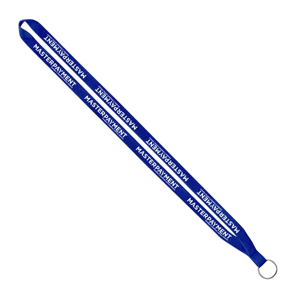 1/2" x 16" polyester lanyard with a sewn silver split ring.... from ASI 88060 Snugz/USA Inc / SnugZ USA®