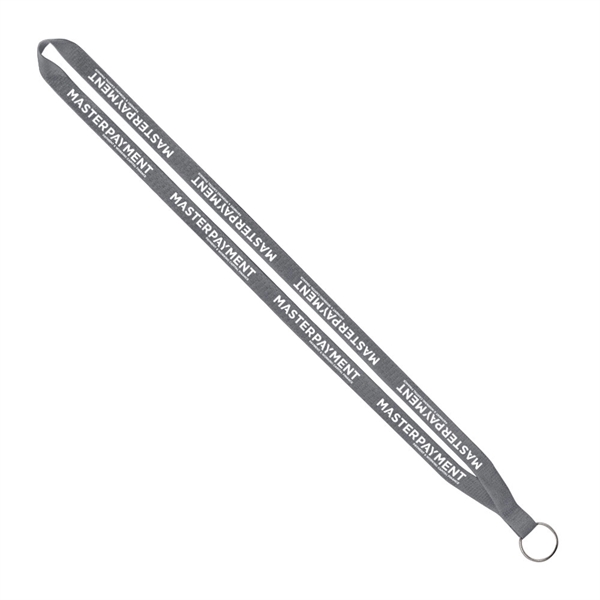 1/2" x 16" polyester lanyard with a sewn silver split ring.... from ASI 88060 Snugz/USA Inc / SnugZ USA®