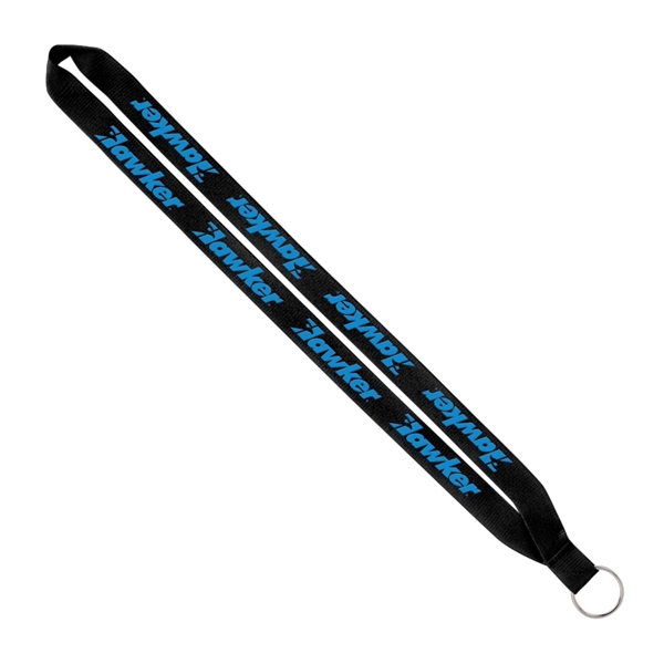 3/4" x 16" polyester lanyard with a sewn silver split ring.... from ASI 88060 Snugz/USA Inc / SnugZ USA®