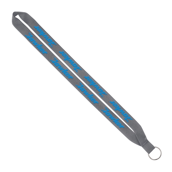 3/4" x 16" polyester lanyard with a sewn silver split ring.... from ASI 88060 Snugz/USA Inc / SnugZ USA®