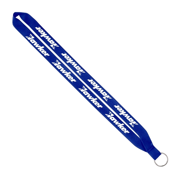 3/4" x 16" polyester lanyard with a sewn silver split ring.... from ASI 88060 Snugz/USA Inc / SnugZ USA®