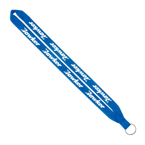 3/4" x 16" polyester lanyard with a sewn silver split ring.... from ASI 88060 Snugz/USA Inc / SnugZ USA®