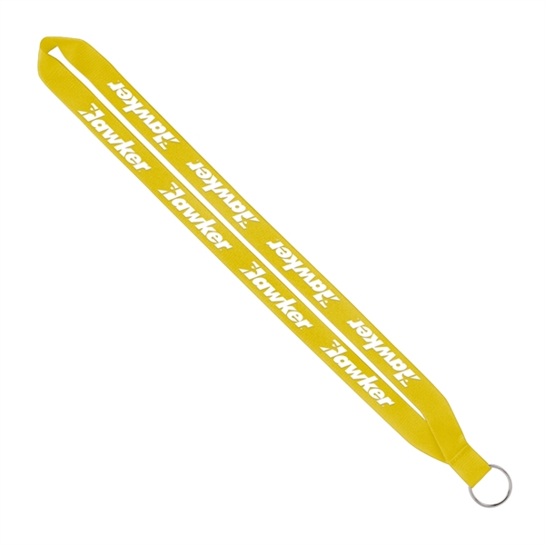 3/4" x 16" polyester lanyard with a sewn silver split ring.... from ASI 88060 Snugz/USA Inc / SnugZ USA®