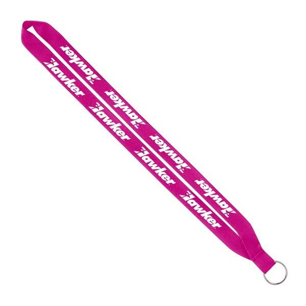 3/4" x 16" polyester lanyard with a sewn silver split ring.... from ASI 88060 Snugz/USA Inc / SnugZ USA®