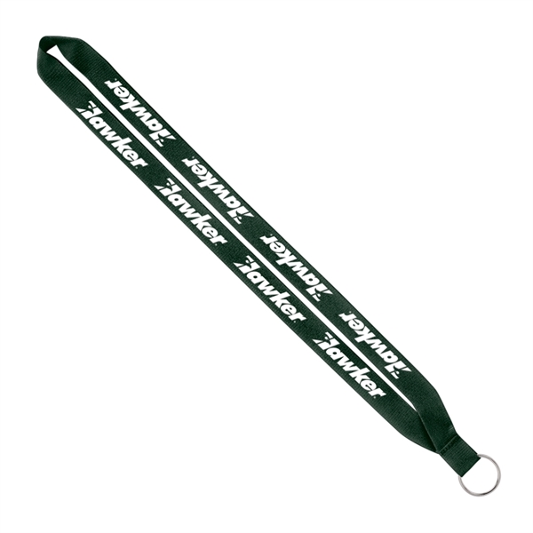 3/4" x 16" polyester lanyard with a sewn silver split ring.... from ASI 88060 Snugz/USA Inc / SnugZ USA®