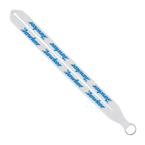 3/4" x 16" polyester lanyard with a sewn silver split ring.... from ASI 88060 Snugz/USA Inc / SnugZ USA®