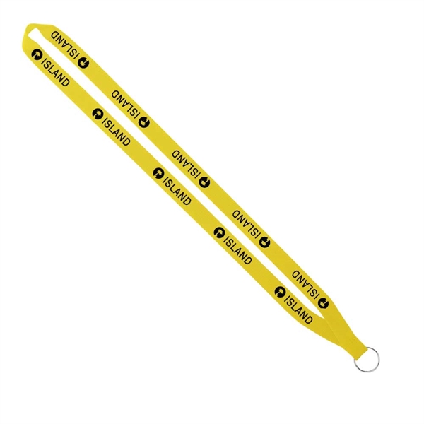 5/8" x 16" polyester lanyard with a sewn silver split ring.... from ASI 88060 Snugz/USA Inc / SnugZ USA®