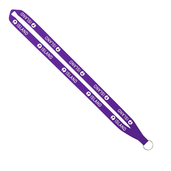 5/8" x 16" polyester lanyard with a sewn silver split ring.... from ASI 88060 Snugz/USA Inc / SnugZ USA®
