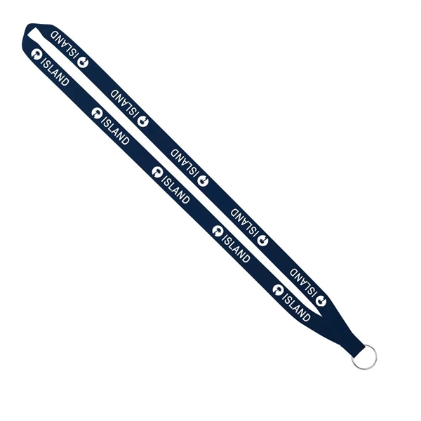 5/8" x 16" polyester lanyard with a sewn silver split ring.... from ASI 88060 Snugz/USA Inc / SnugZ USA®